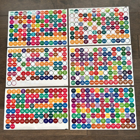 YOUNG LIVING Bottle Label Stickers, YL Essential Oil Coloured Scent Labels, Home - Picture 4 of 10